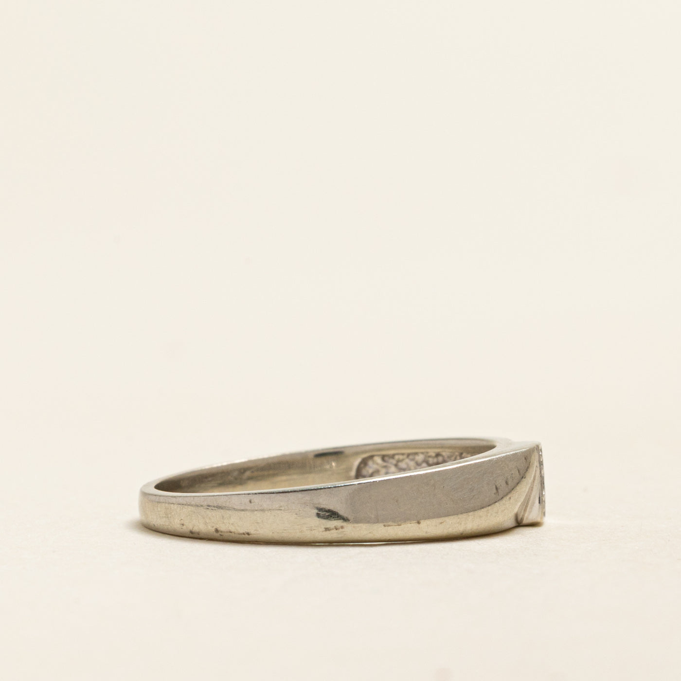 Single Stone Diamond Band | 0.01ct | SZ 6.75