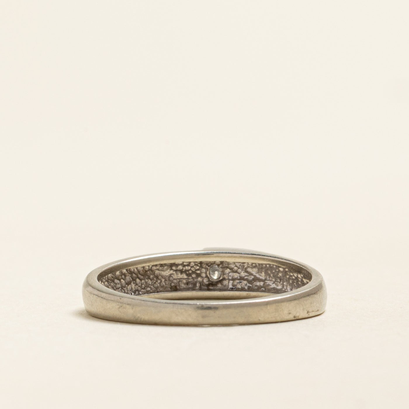 Single Stone Diamond Band | 0.01ct | SZ 6.75