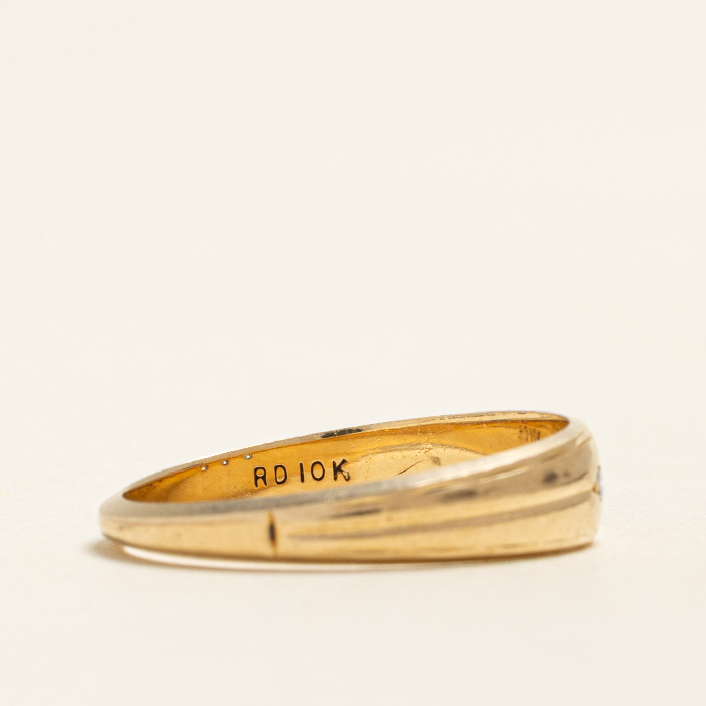 Three Stone Diamond Band | 0.03ctw | SZ 6.5