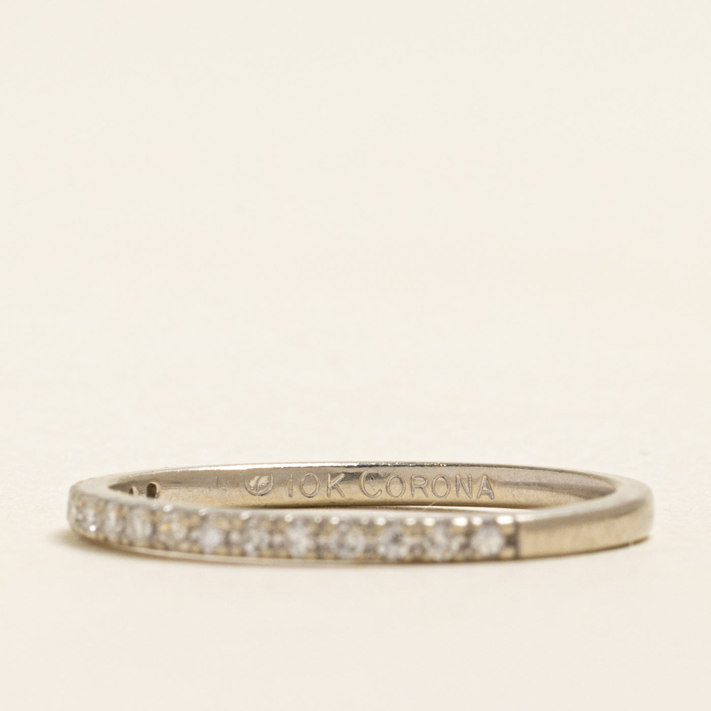 Semi Eternity Diamond Band | 0.12ctw | 1.55mm | SZ 6.5