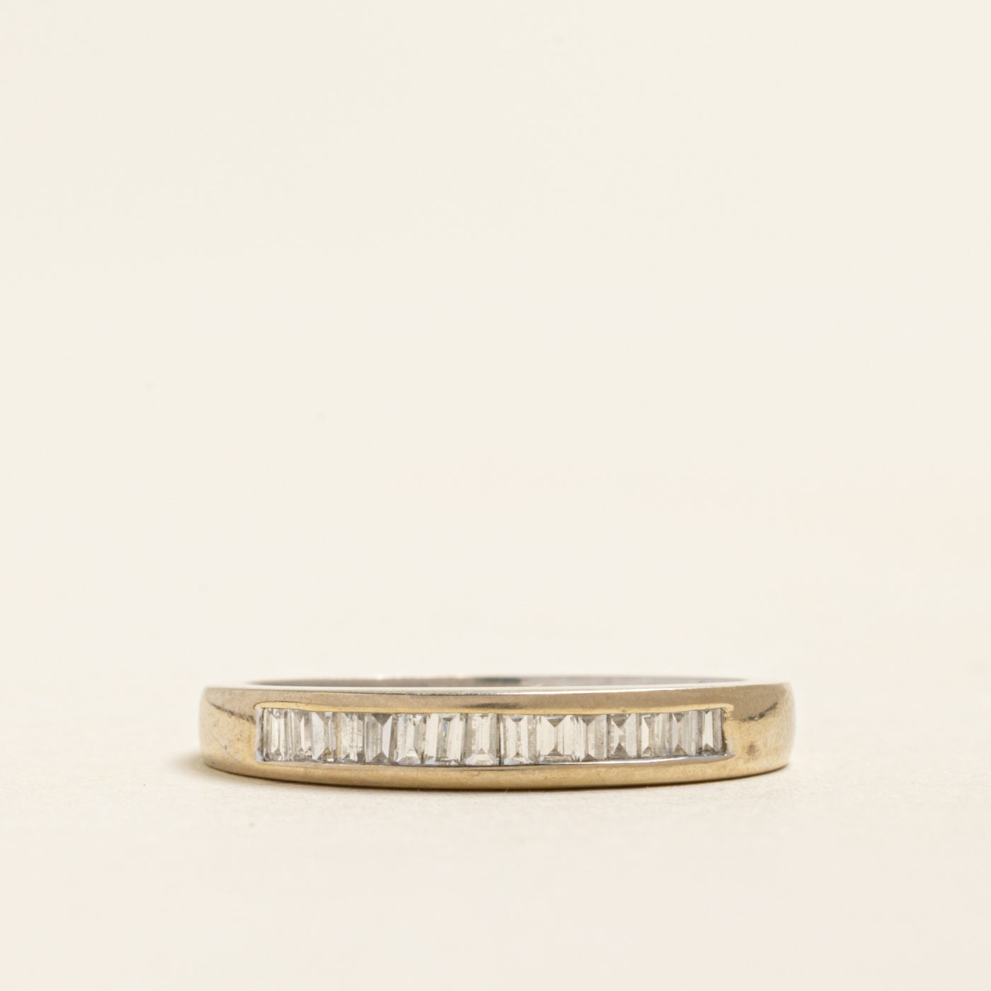 18k Semi Eternity Baguette Cut Diamond Band | 0.20ctw | SZ 5.25