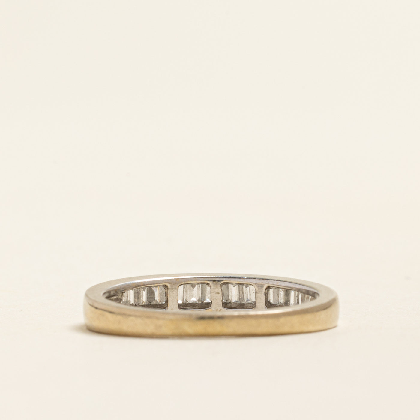 18k Semi Eternity Baguette Cut Diamond Band | 0.20ctw | SZ 5.25