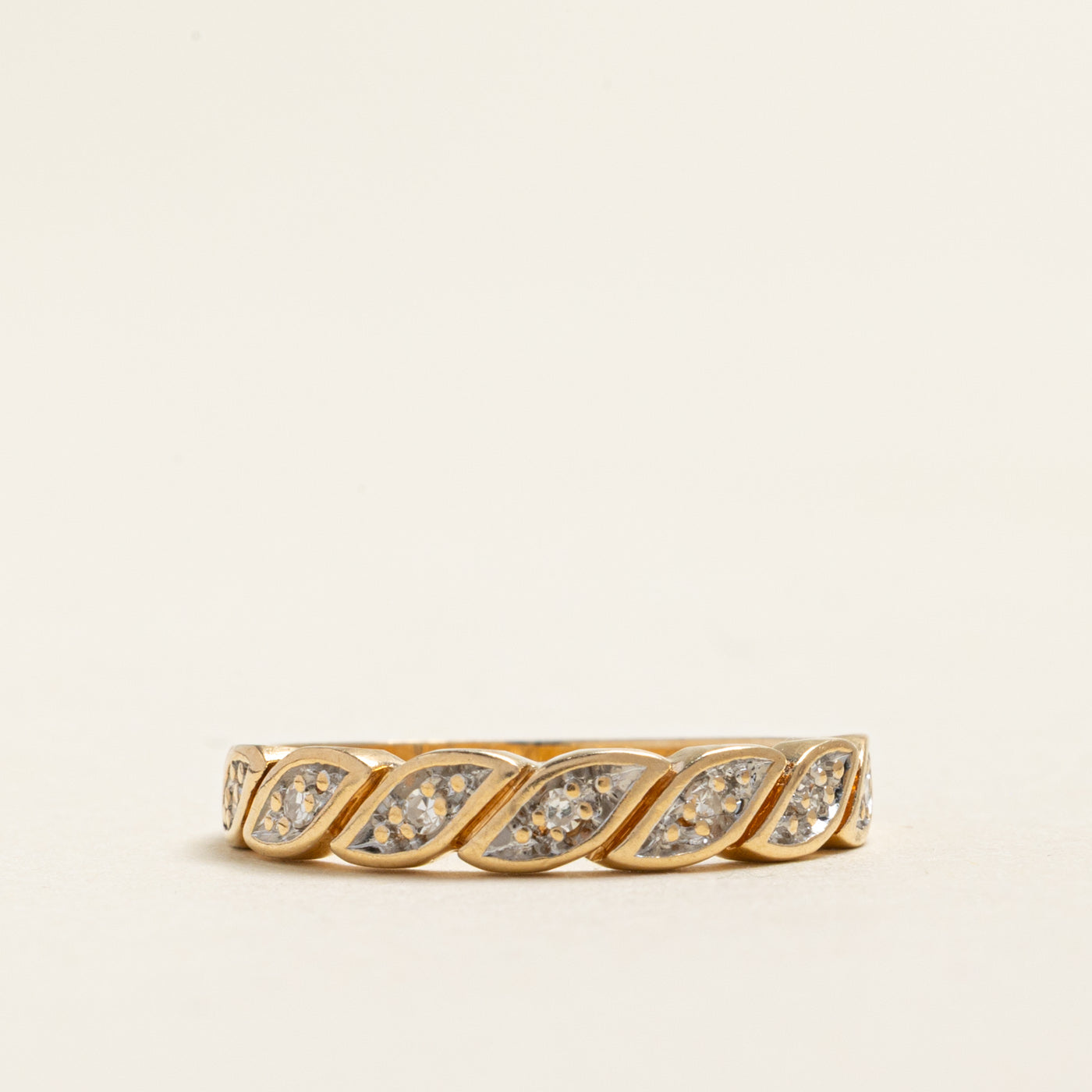 Semi Eternity Diamond Ring | 0.07ctw | SZ 5.25