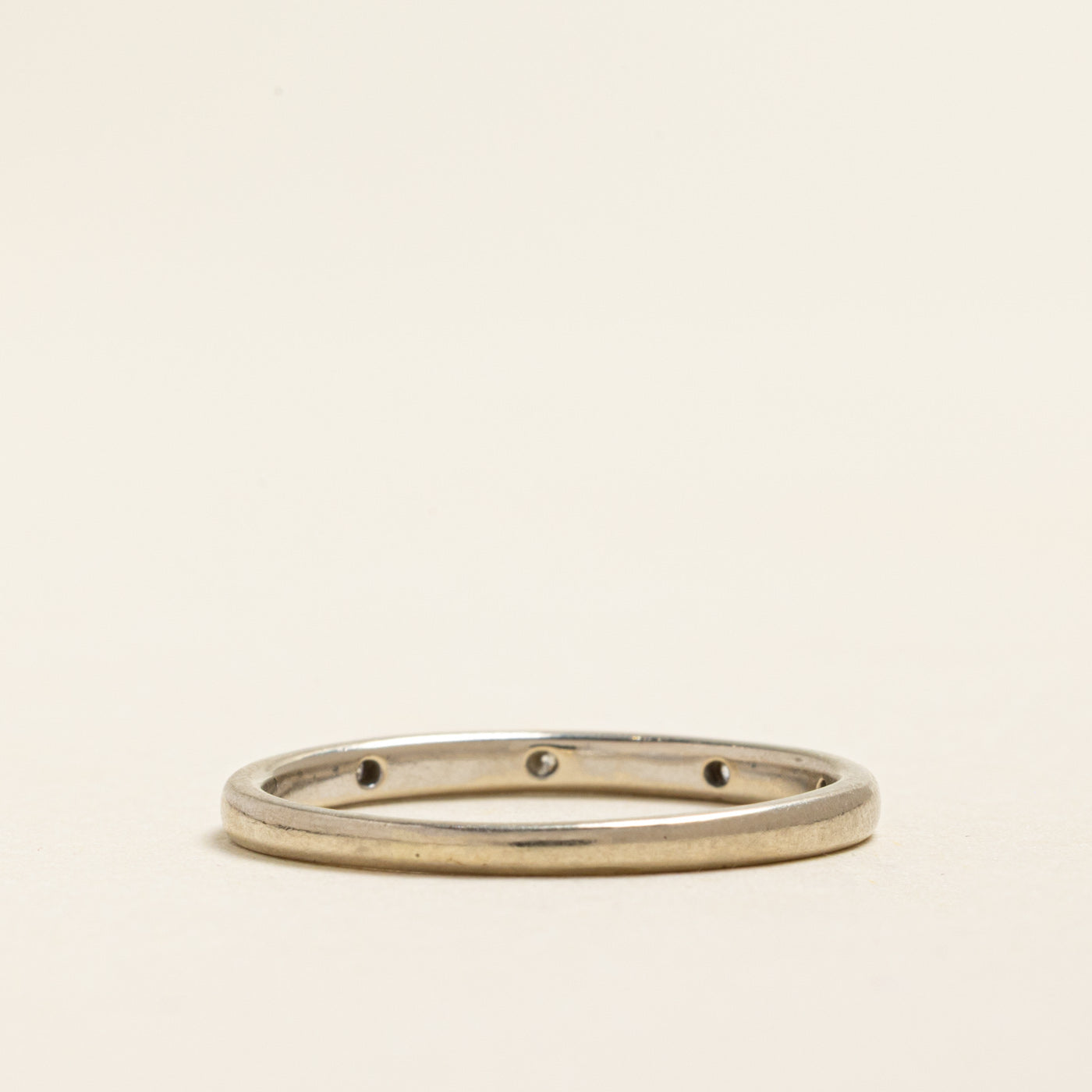 Four Stone Flush Set Diamond Band | 0.05ctw | 2.00mm | SZ 8
