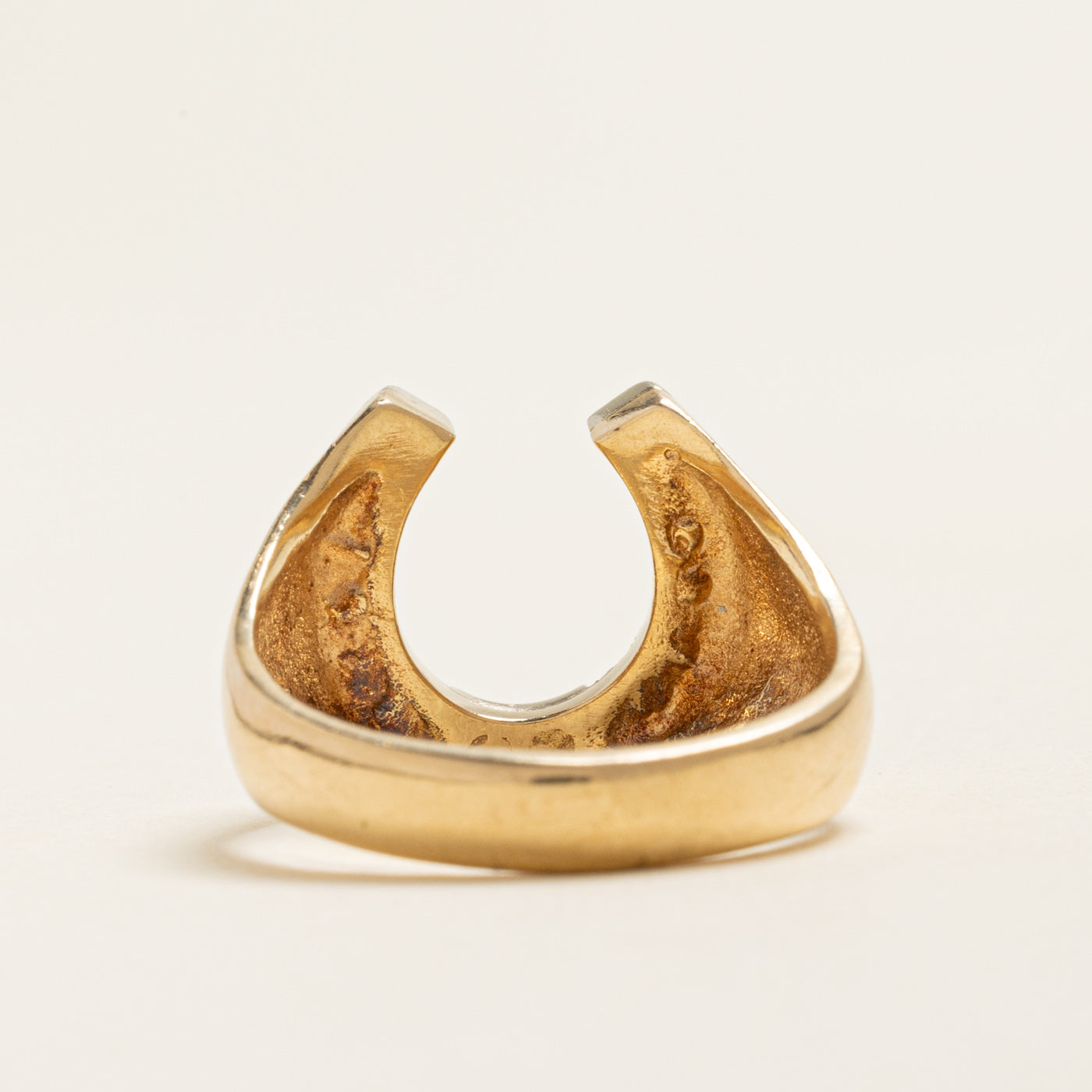 Diamond Horseshoe Ring | 0.20ctw | SZ 9.5