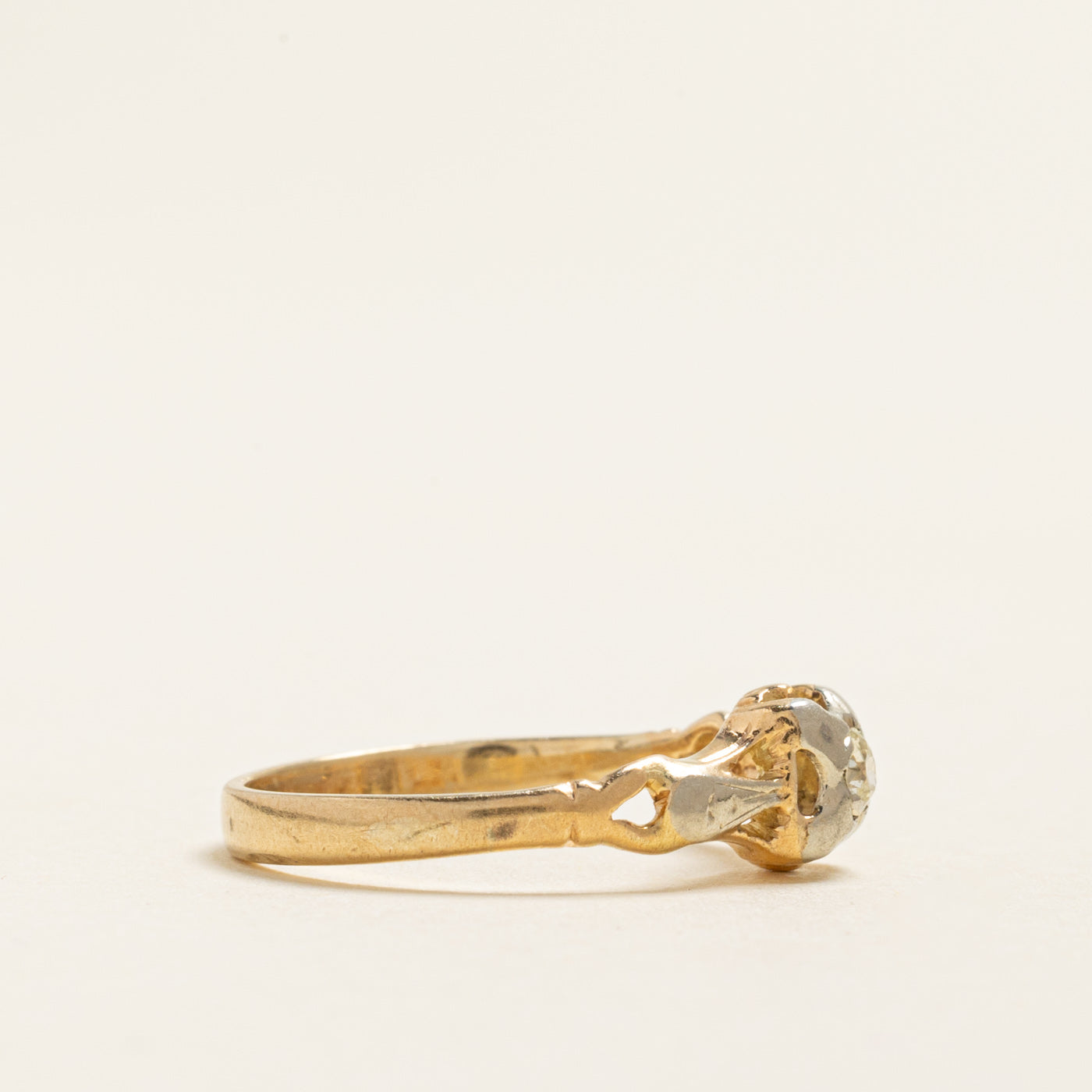 Old European Cut Diamond Ring | 0.07ct | SZ 4.5