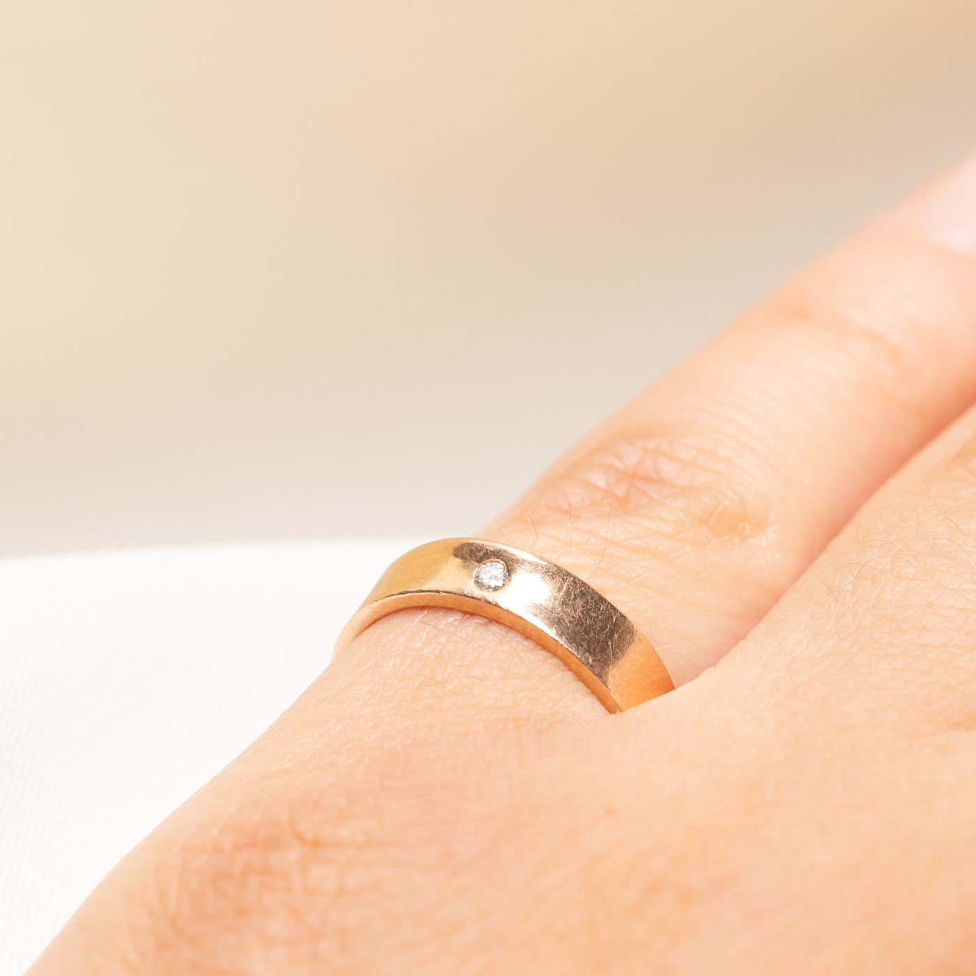 Flush Set Diamond Band | 0.02ct | 4.45mm | SZ 5.5