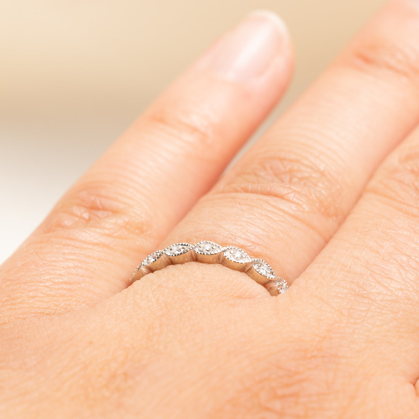 Semi Eternity Diamond Band | 0.06ctw | 2.25mm | SZ 7