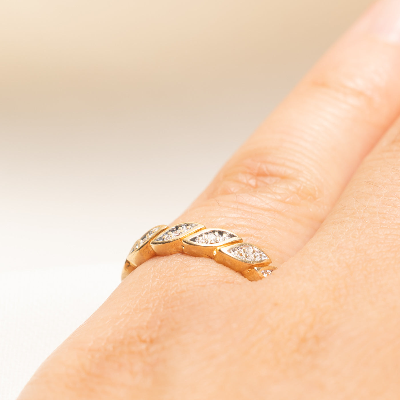 Semi Eternity Diamond Ring | 0.07ctw | SZ 5.25