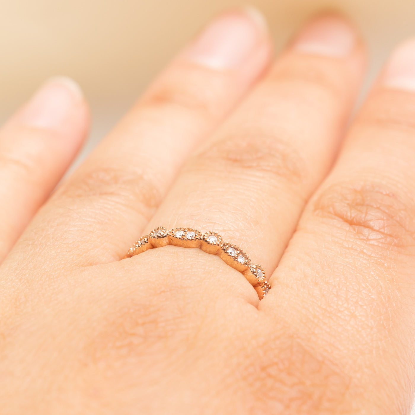 Semi Eternity Diamond Ring | 0.12ctw | SZ 9