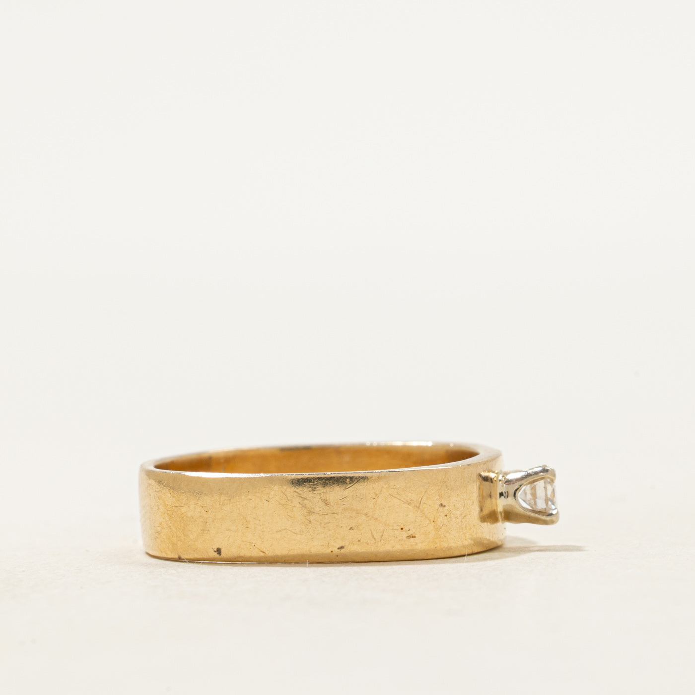 Four Stone Diamond Soft Square Band | 4.93mm | SZ 7
