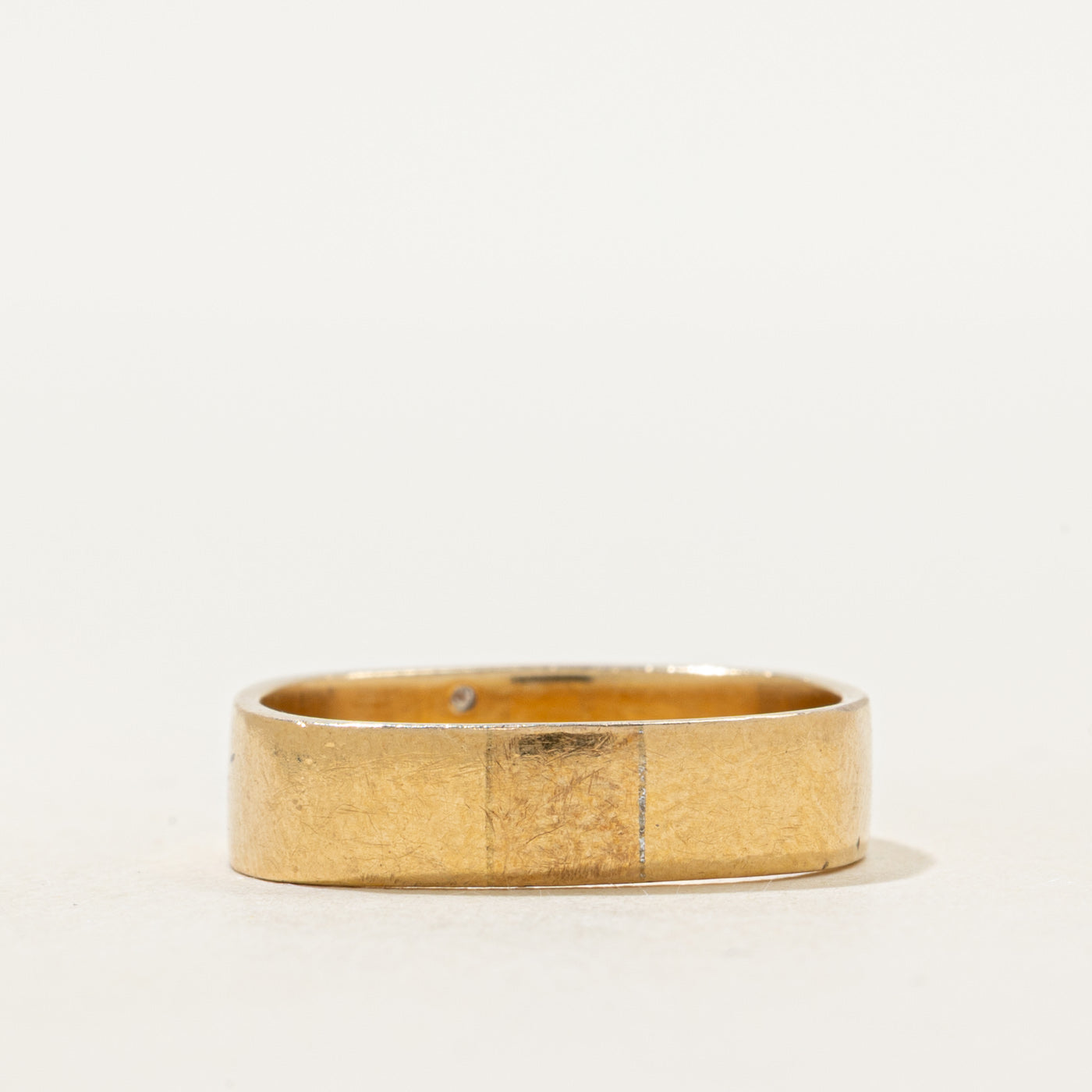 Four Stone Diamond Soft Square Band | 4.93mm | SZ 7