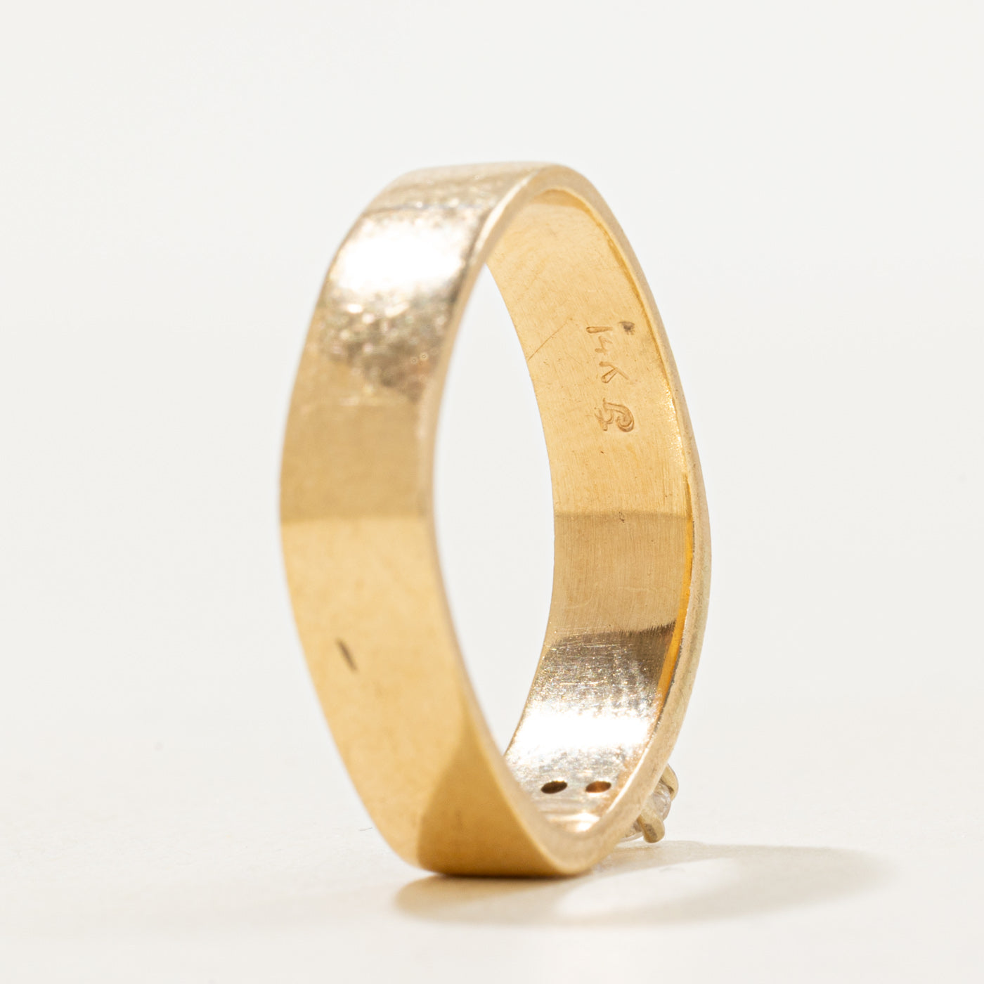 Four Stone Diamond Soft Square Band | 4.93mm | SZ 7