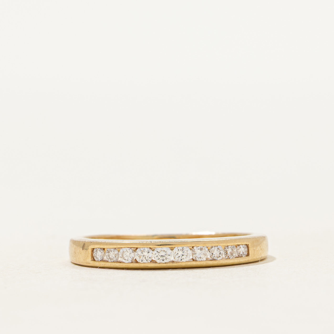 Semi Eternity Channel Set Diamond Band | SZ 4.5