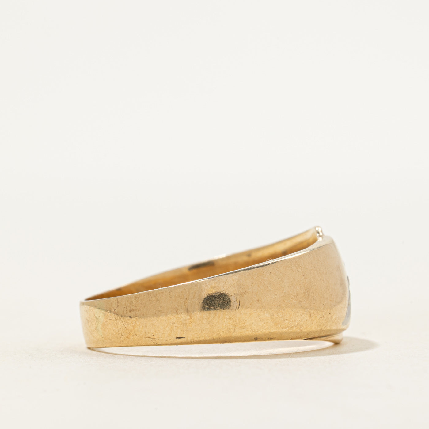 Three Stone Diagonal Diamond Band | SZ 13.25