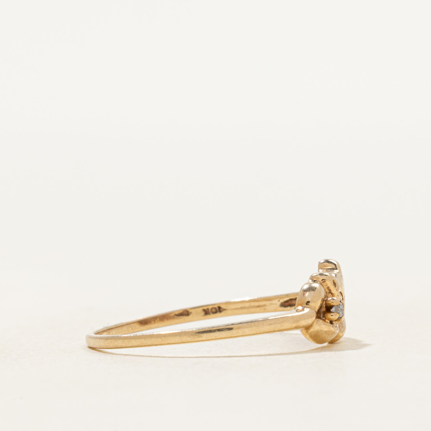 Diamond Fox Ring | SZ 6.75