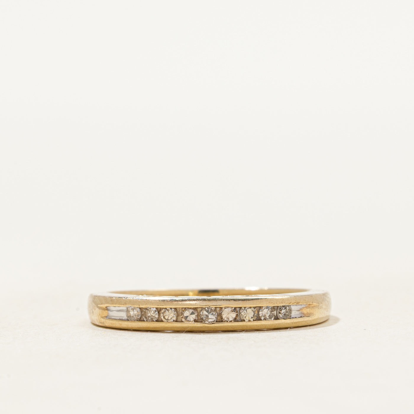 Channel Set Diamond 'I Love you' Band | SZ 4.5