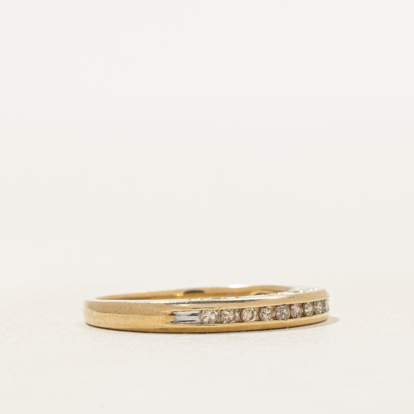 Channel Set Diamond 'I Love you' Band | SZ 4.5
