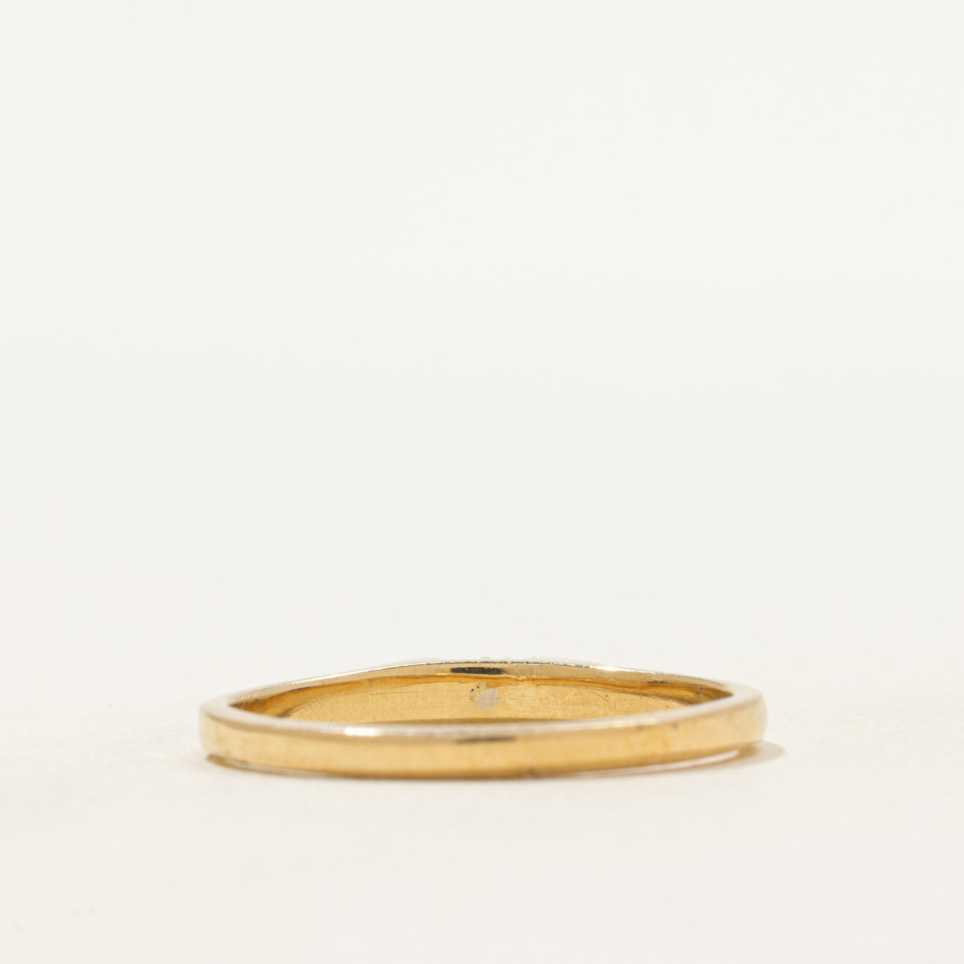 Two Stone Diamond Grooved Ring | SZ 8