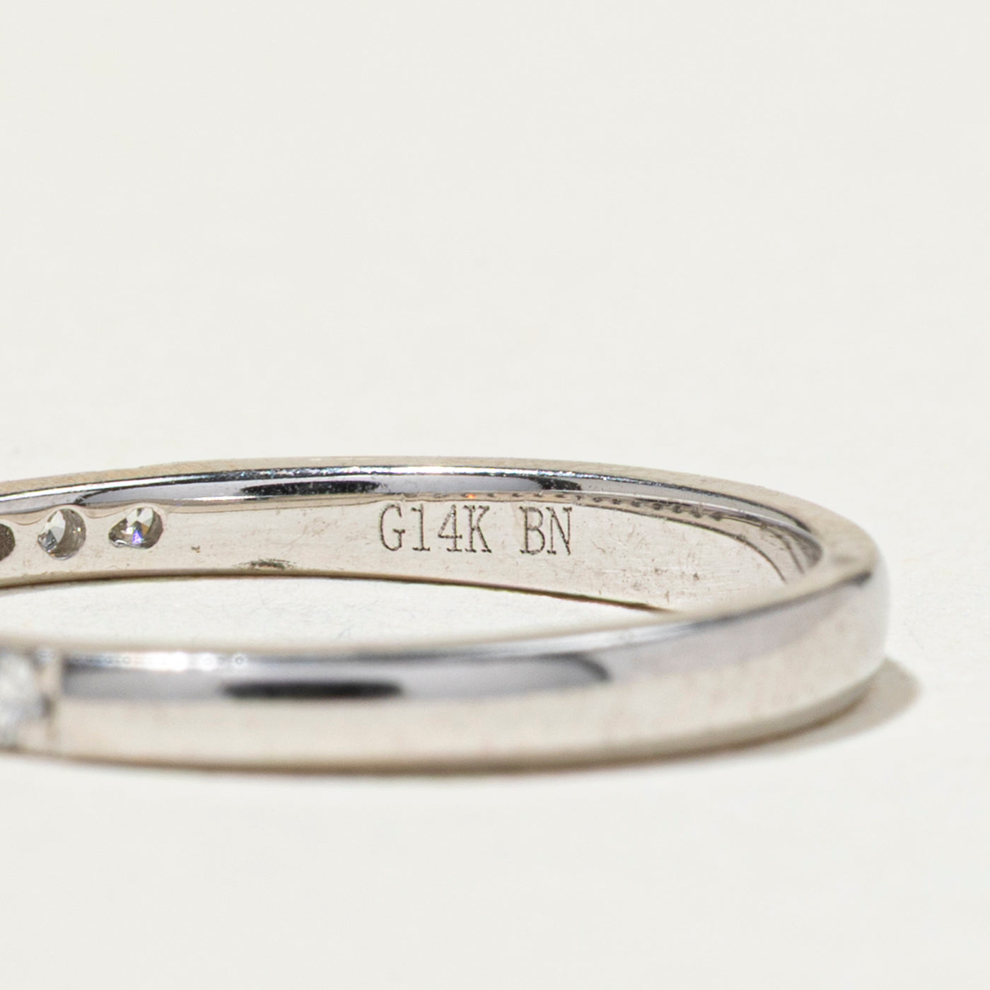 Pave Set Semi Eternity Diamond Band | 1.5mm | SZ 5.25