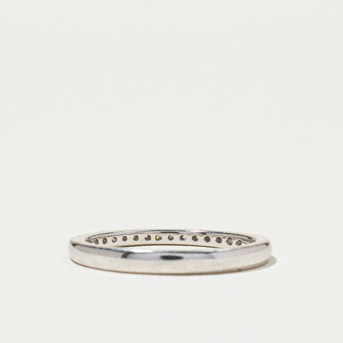 Pave Set Semi Eternity Diamond Band | 1.5mm | SZ 5.25