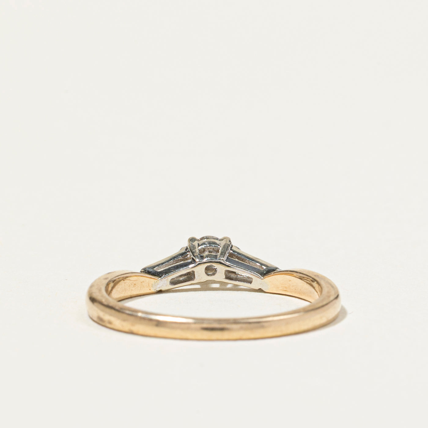 Mixed Cut Diamond Contour Ring | SZ 6