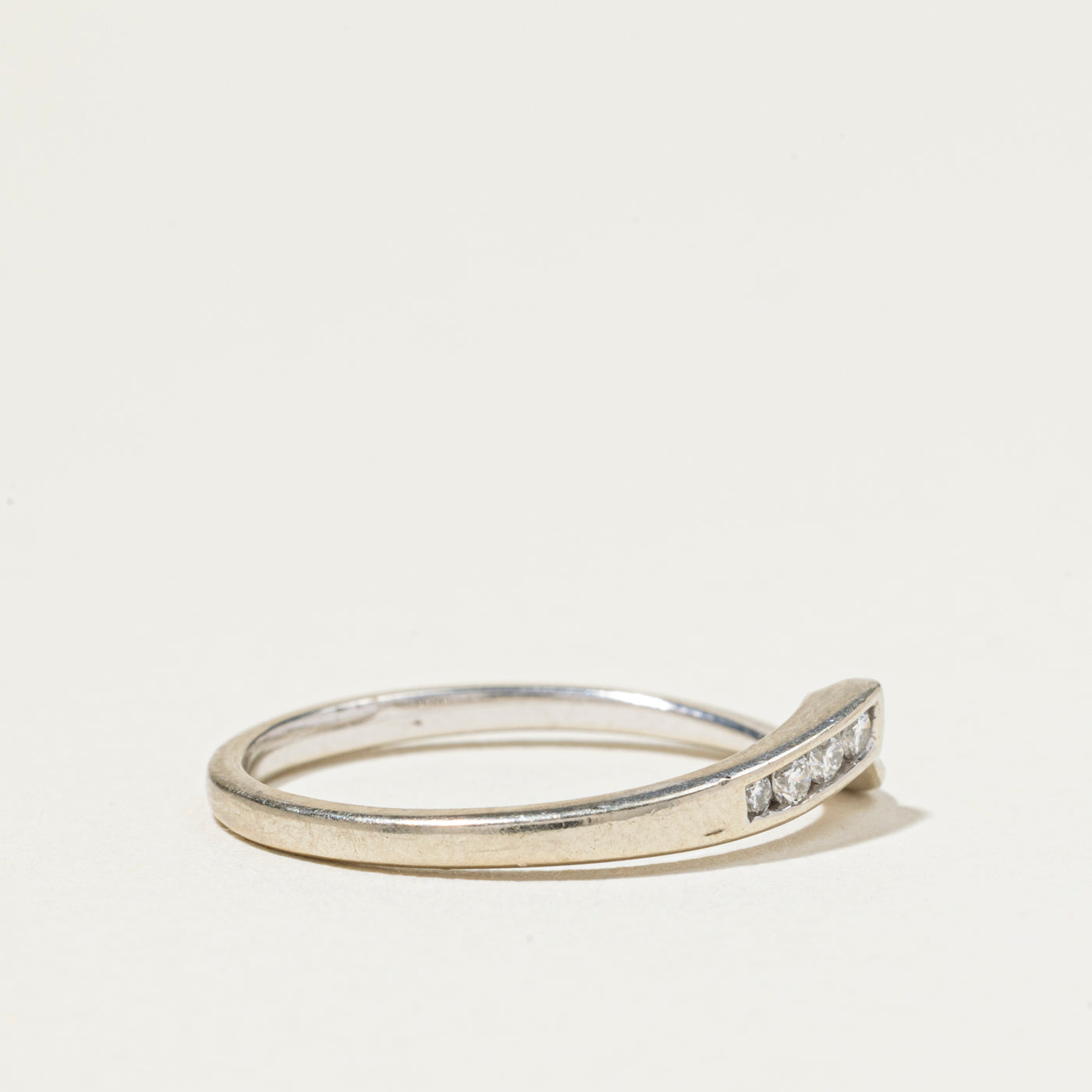 Four Stone Diamond Contour Ring | SZ 7.5