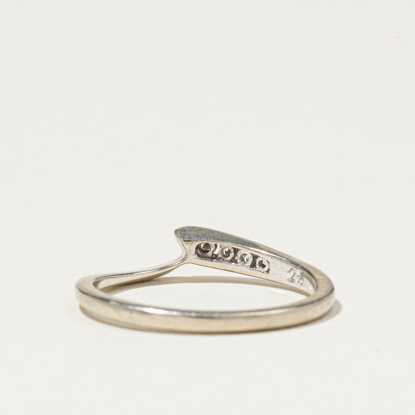 Four Stone Diamond Contour Ring | SZ 7.5