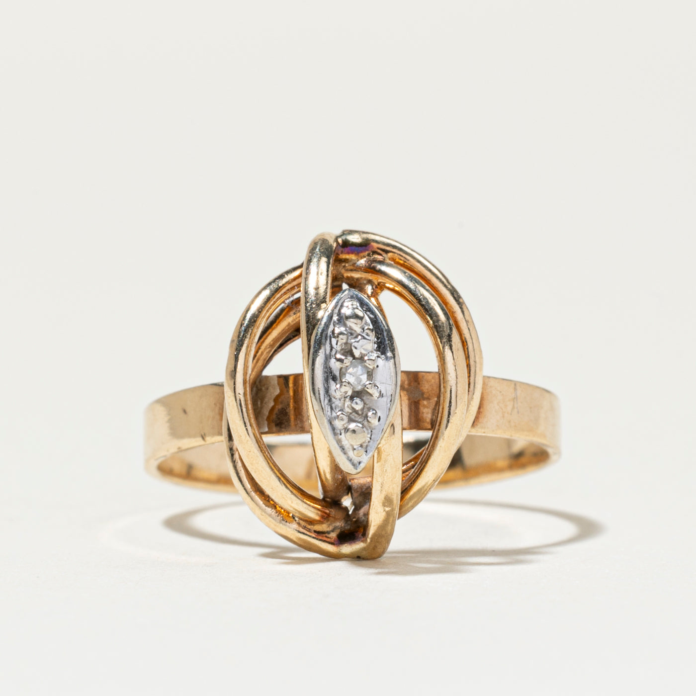 Diamond Abstract Cocktail Ring | SZ 5.75