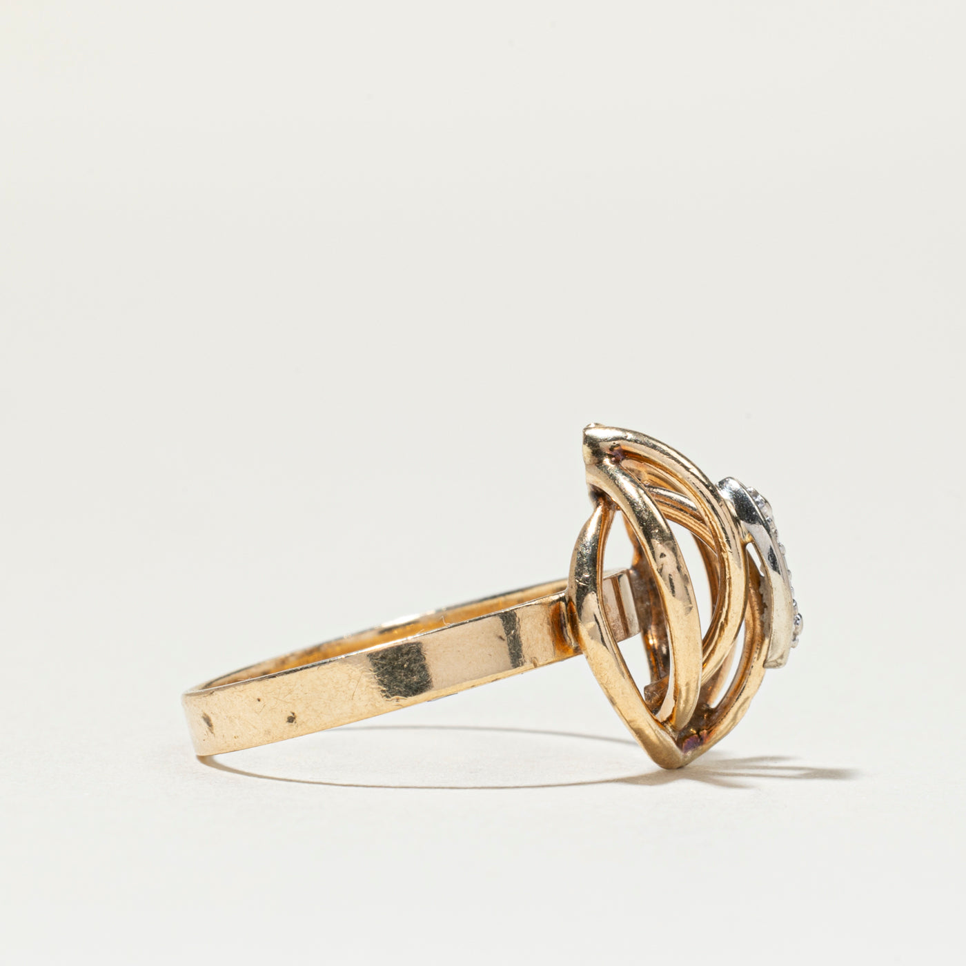 Diamond Abstract Cocktail Ring | SZ 5.75