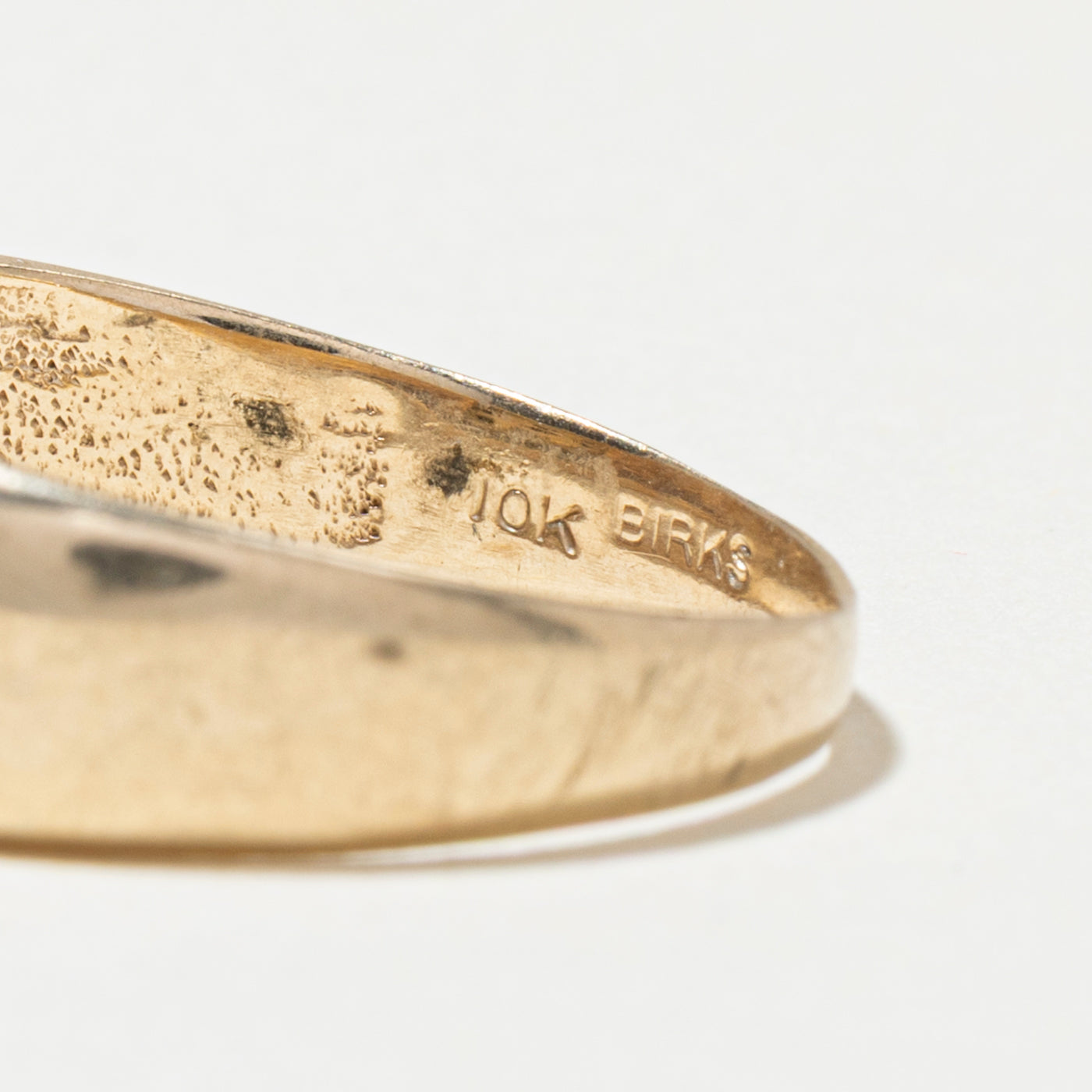 Diamond Grid Signet Ring | SZ 9.75