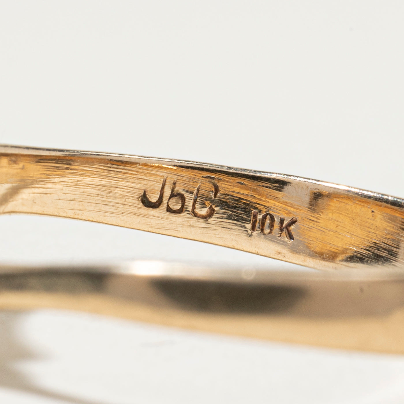 Bezel Set Diamond Abstract Ring | SZ 6