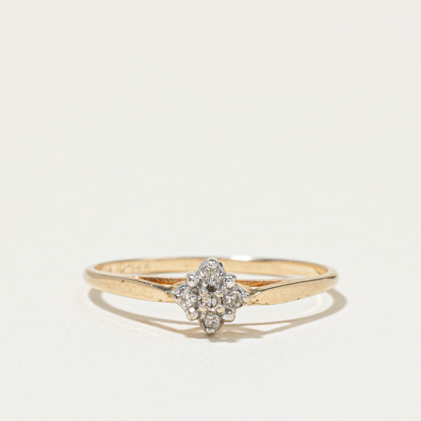 Diamond Marquise Cluster Ring | SZ 6.25