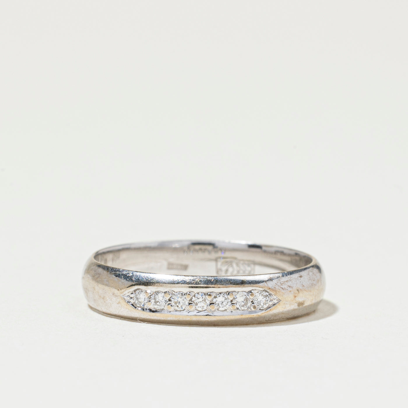 Bague sept diamants | 3 mm | Taille 4,75