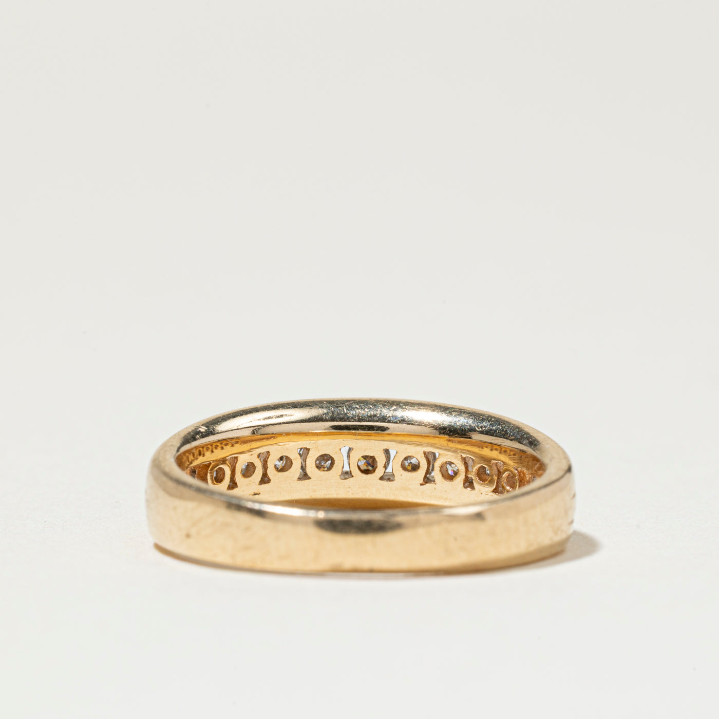 Channel Set Semi Eternity Diamond Band | 5mm | SZ 5.25