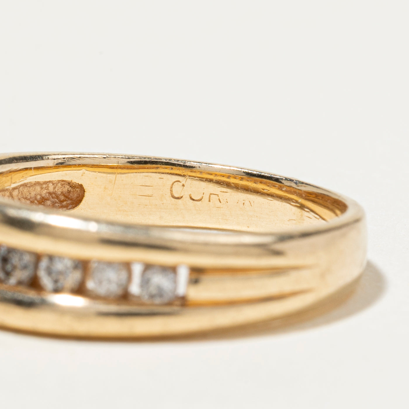 Channel Set Semi Eternity Diamond Band | 5mm | SZ 5.25