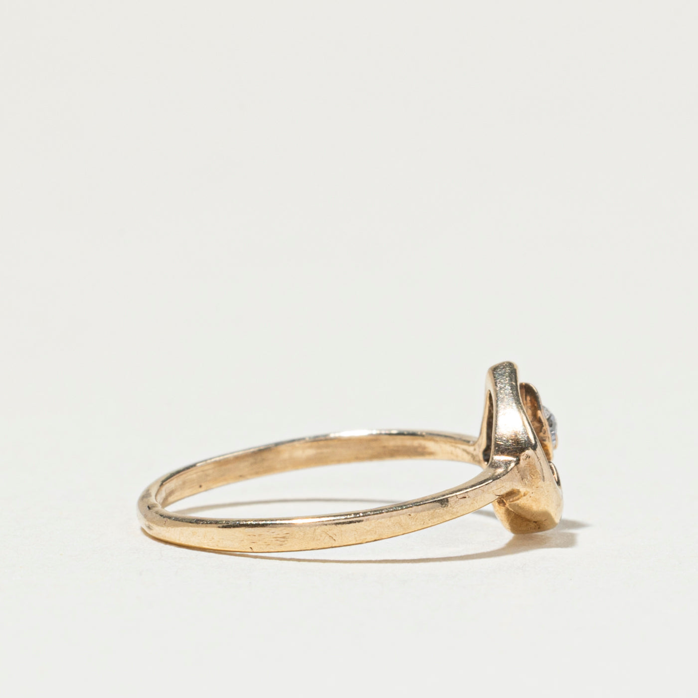 Diamond Open Heart Ring | SZ 2.5