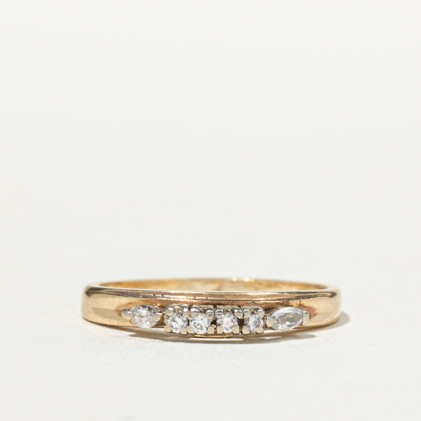 Multi Cut Six Stone Diamond Ring | SZ 7.75