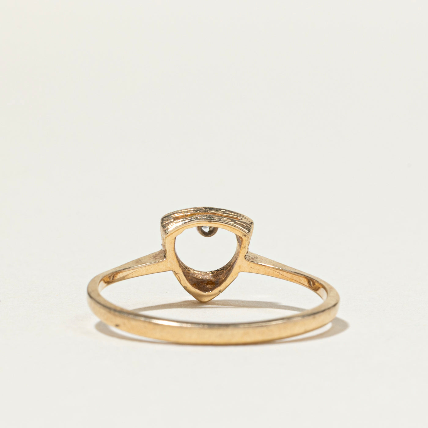 Diamond Open Triangle Ring | SZ 6.5