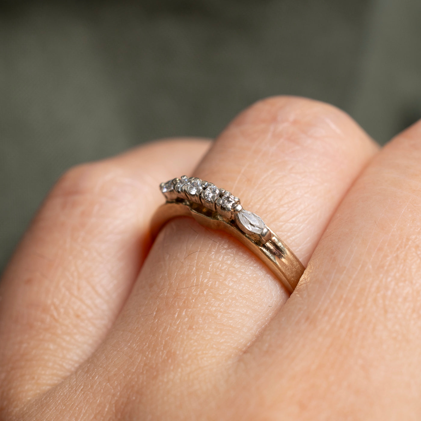 Multi Cut Six Stone Diamond Ring | SZ 7.75