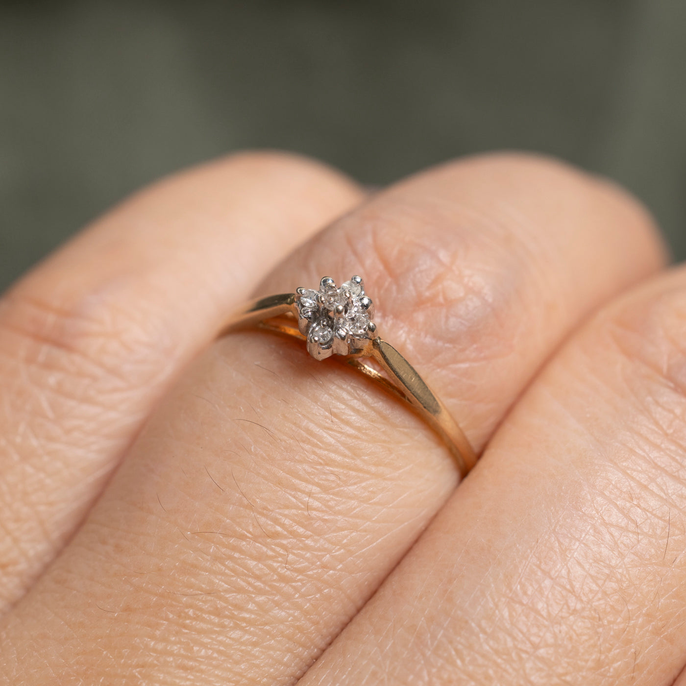 Diamond Marquise Cluster Ring | SZ 6.25