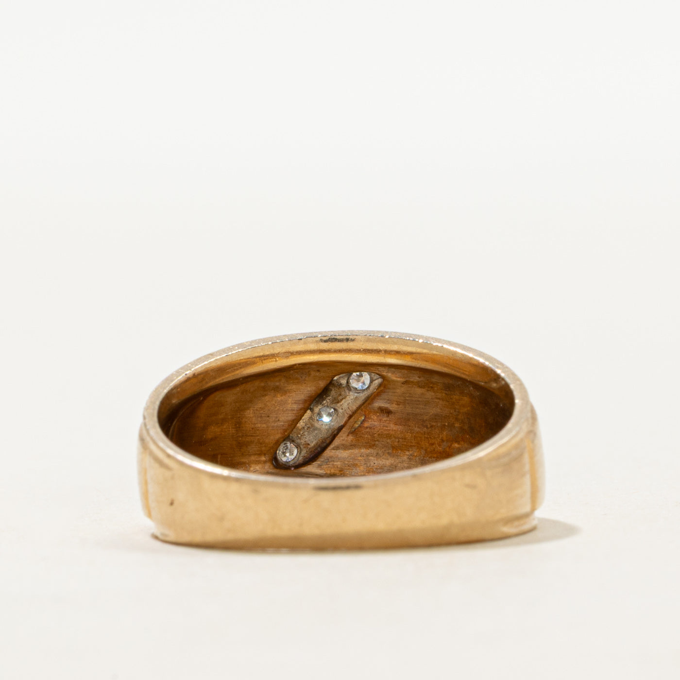 Three Stone Diamond Waterfall Band | SZ 6.25