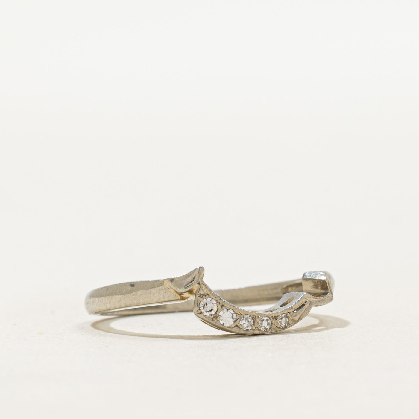 18k Five Stone Diamond Contour Ring | SZ 5.5