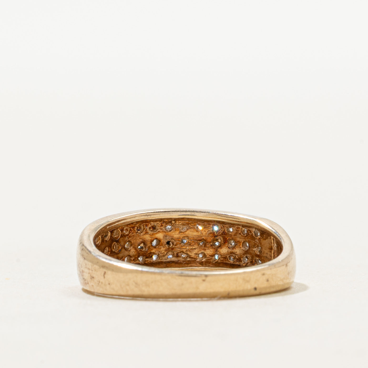 Bague sertie de diamants pavés | Taille 5