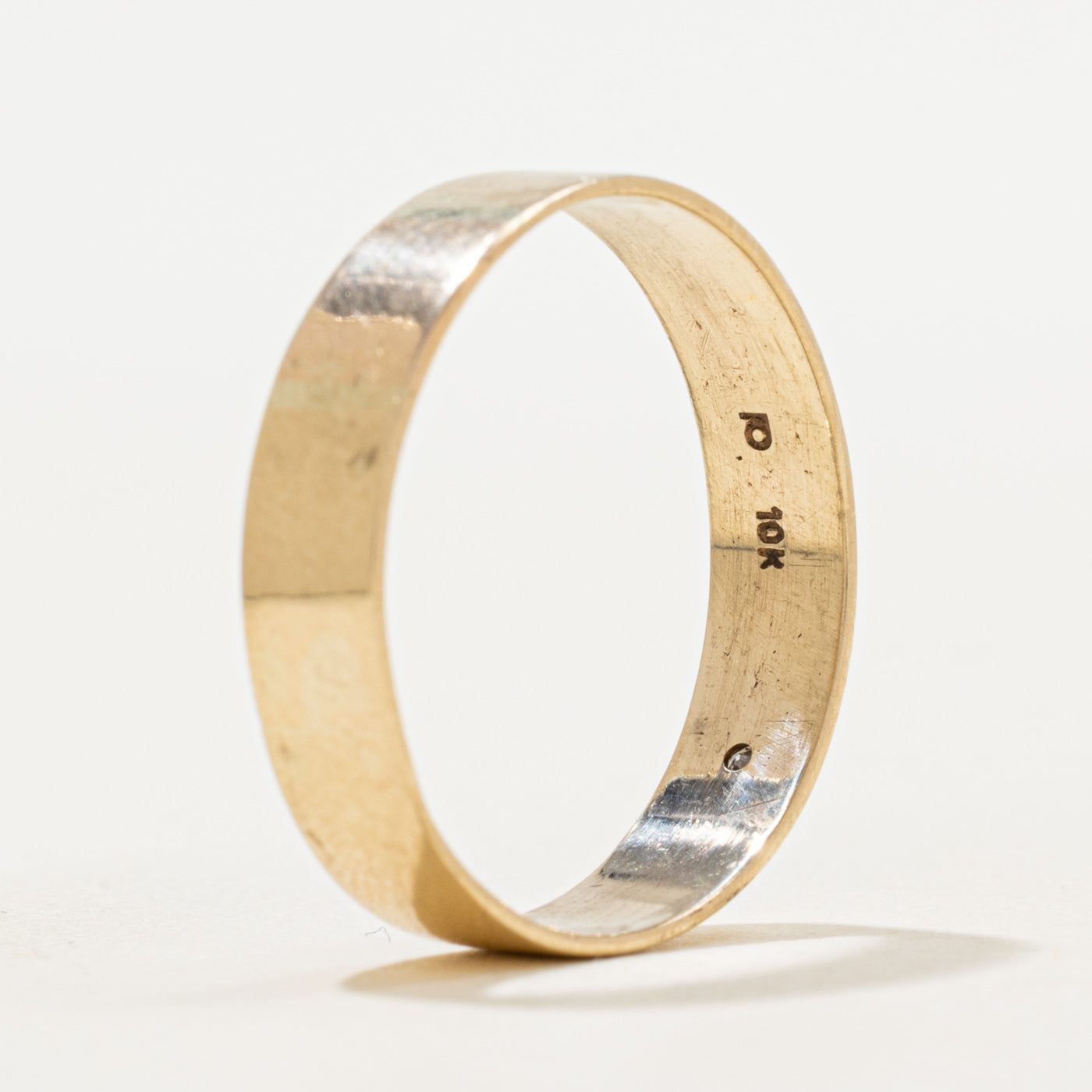 Bague sertie d'un diamant unique en forme d'étoile | 5,25 mm | Taille 11,5