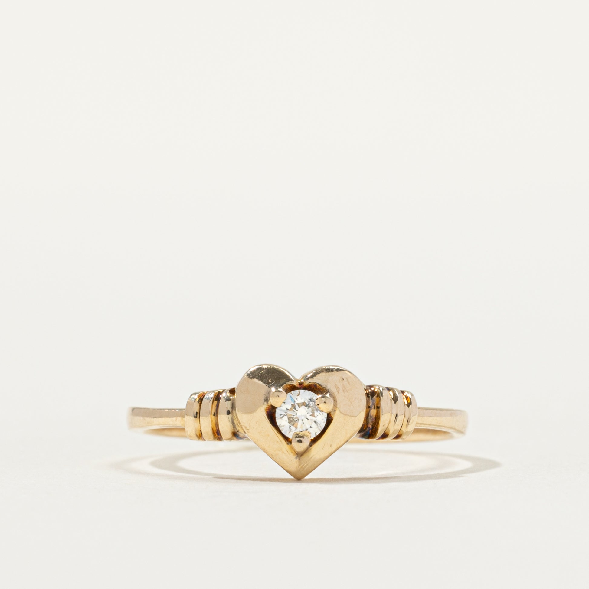 Diamond Heart Ring | SZ 6.25 |