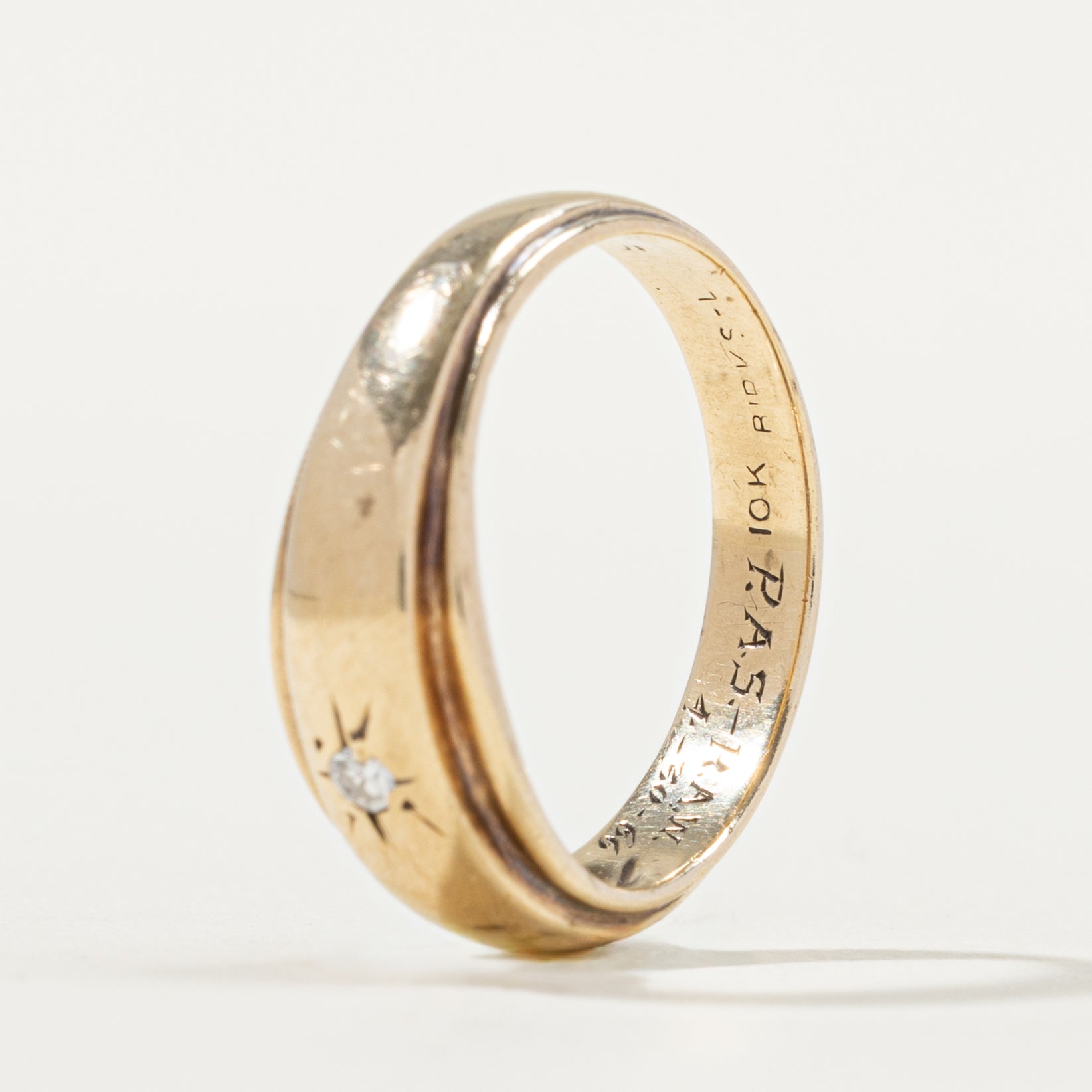 'Birks' Star Set Diamond Band | SZ 6.25 |