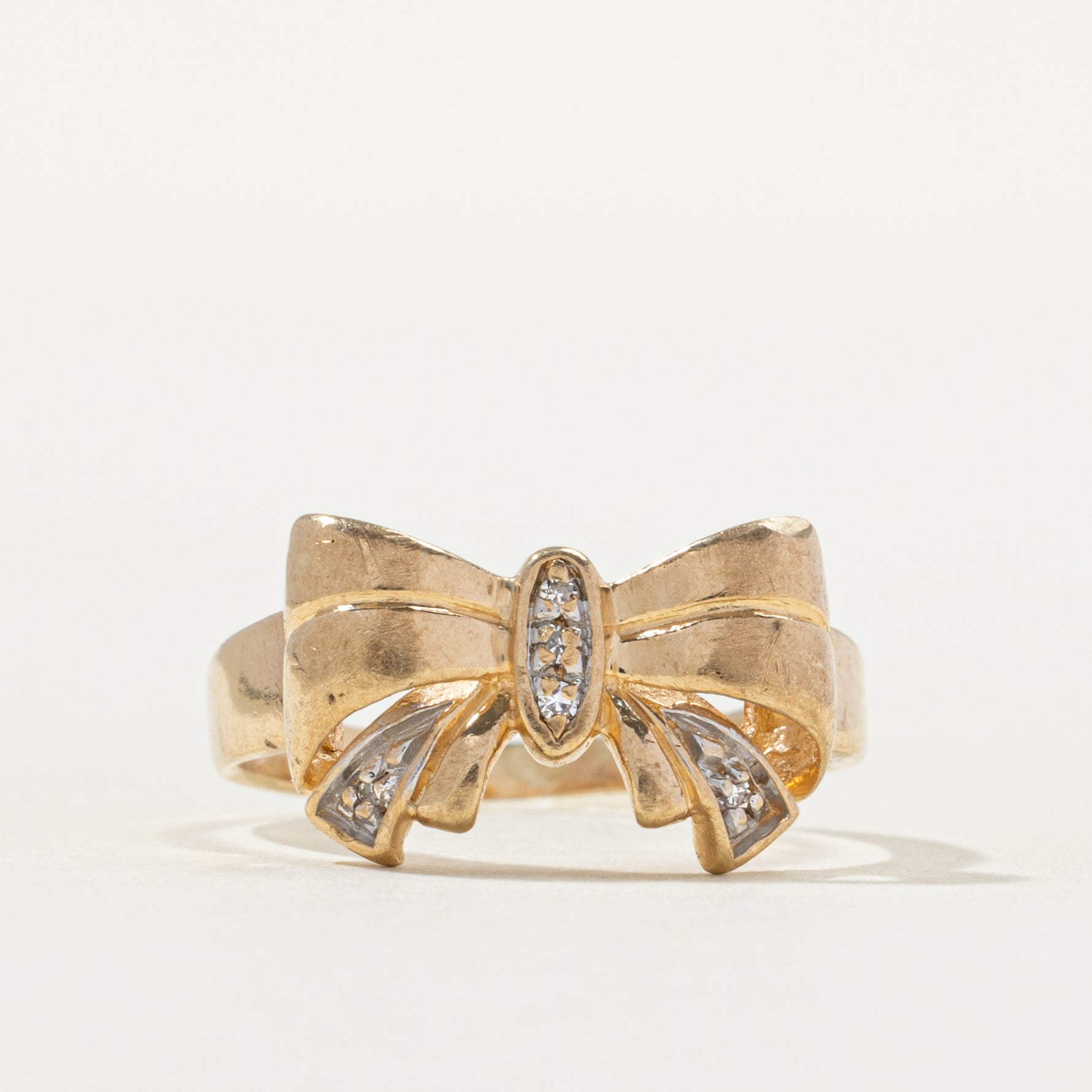 Diamond Bow Ring | SZ 5.0 |
