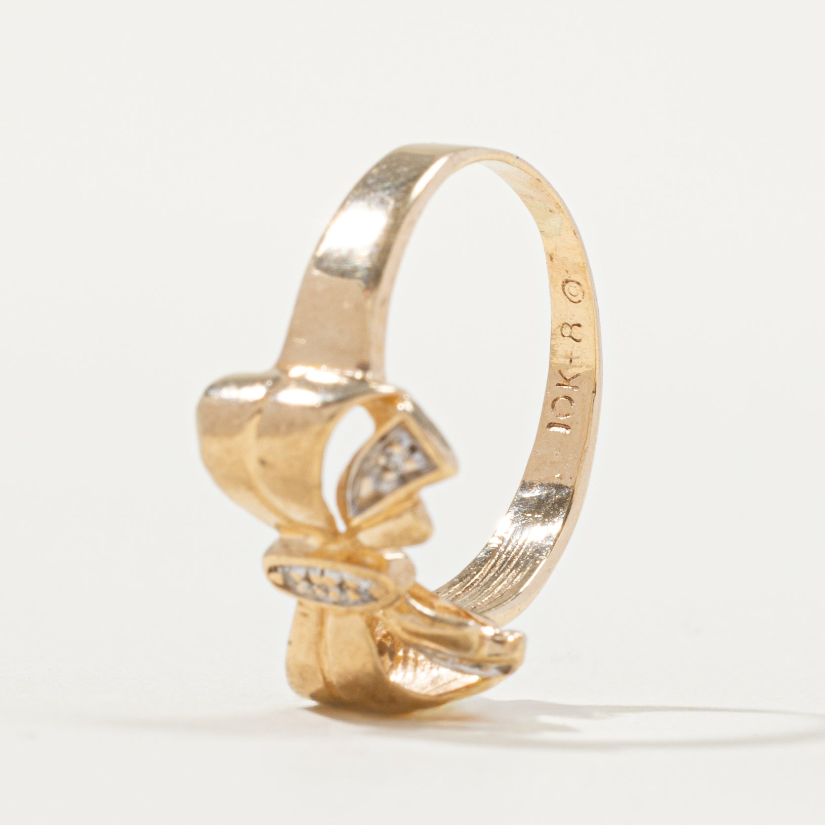 Diamond Bow Ring | SZ 5.0 |