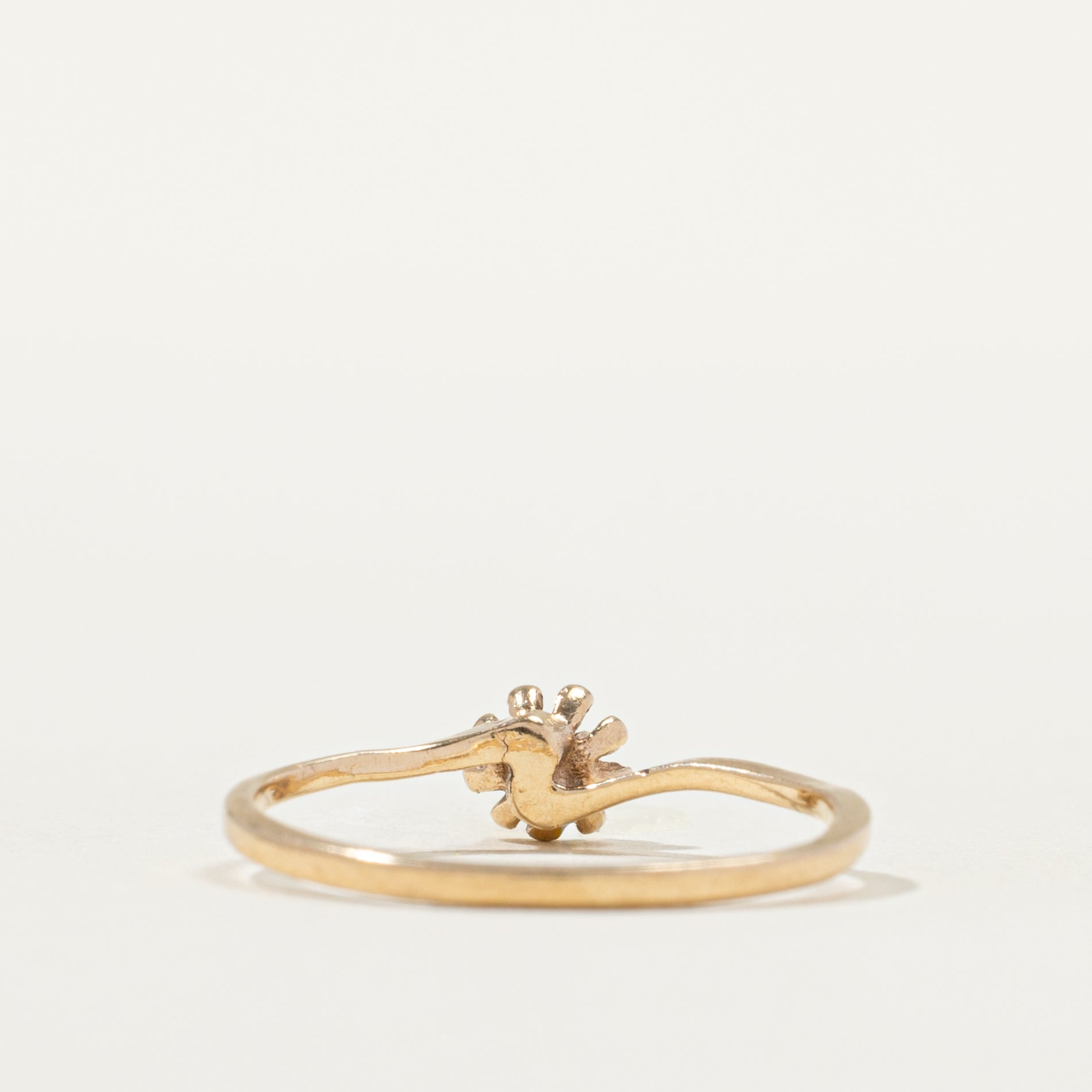 Diamond Confeito Bypass Ring | SZ 5.5 |